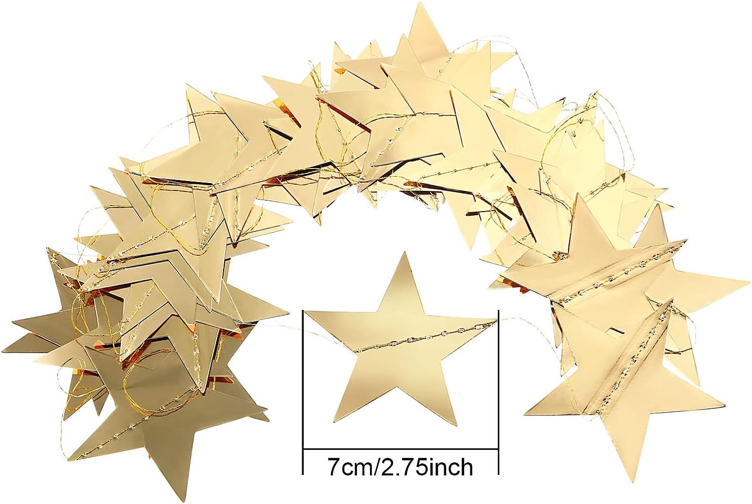 130ft Star Garland Banner for  - Wedding Decoration Supply avis et prix