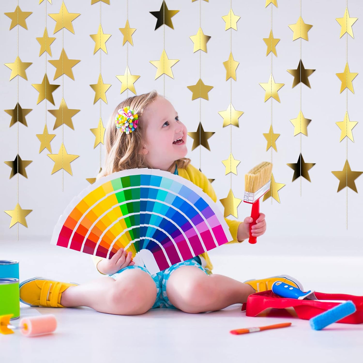 130ft Star Garland Banner for  - Wedding Decoration Supply avis et prix